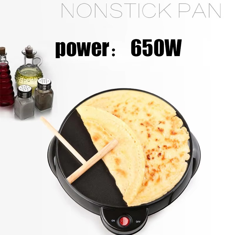 Crepe Maker Non Stick - 220V 650W Cucina Elettrico Crepe Maker