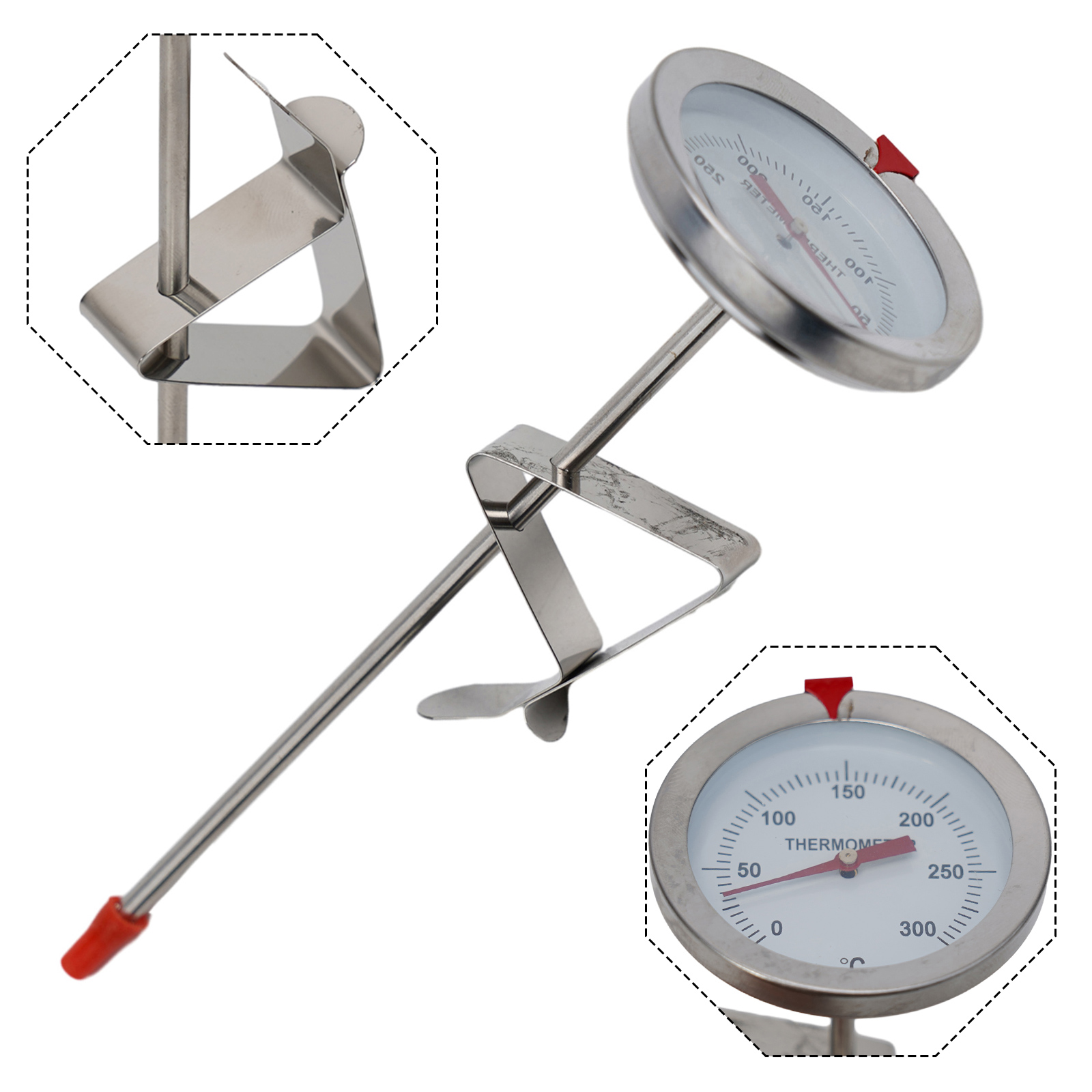 Kitchen Appliances Cooking - Termometro con sonda in acciaio inossidabile