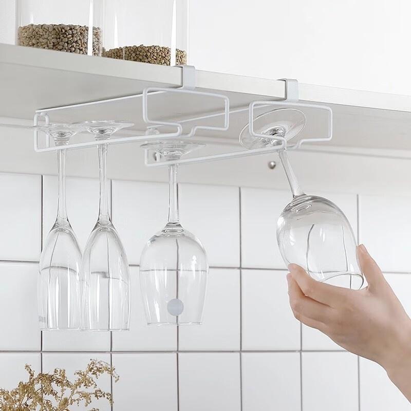 Kitchen Appliances Rack - Portabicchiere da vino in metallo senza